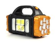 HURRY BOLT HB-1678 ÇOK FONKSİYONLU SOLAR LAMBA 38W GÜNEŞ PANELLİ SARI KAMP LAMBASI