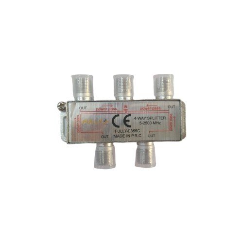 SPLITTER 1/4 BÖLÜCÜ 5-2400 MHZ 1 GİRİŞ 4 ÇIKIŞ SPLITTER 4 IN 1 UYDU SPLITTER FULLY E335C