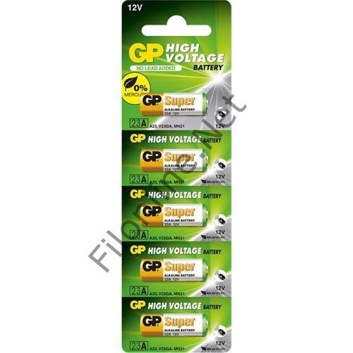 GP GP23A-C5 23A 12V 5 ADET ALKALİN SPESİFİK PİL