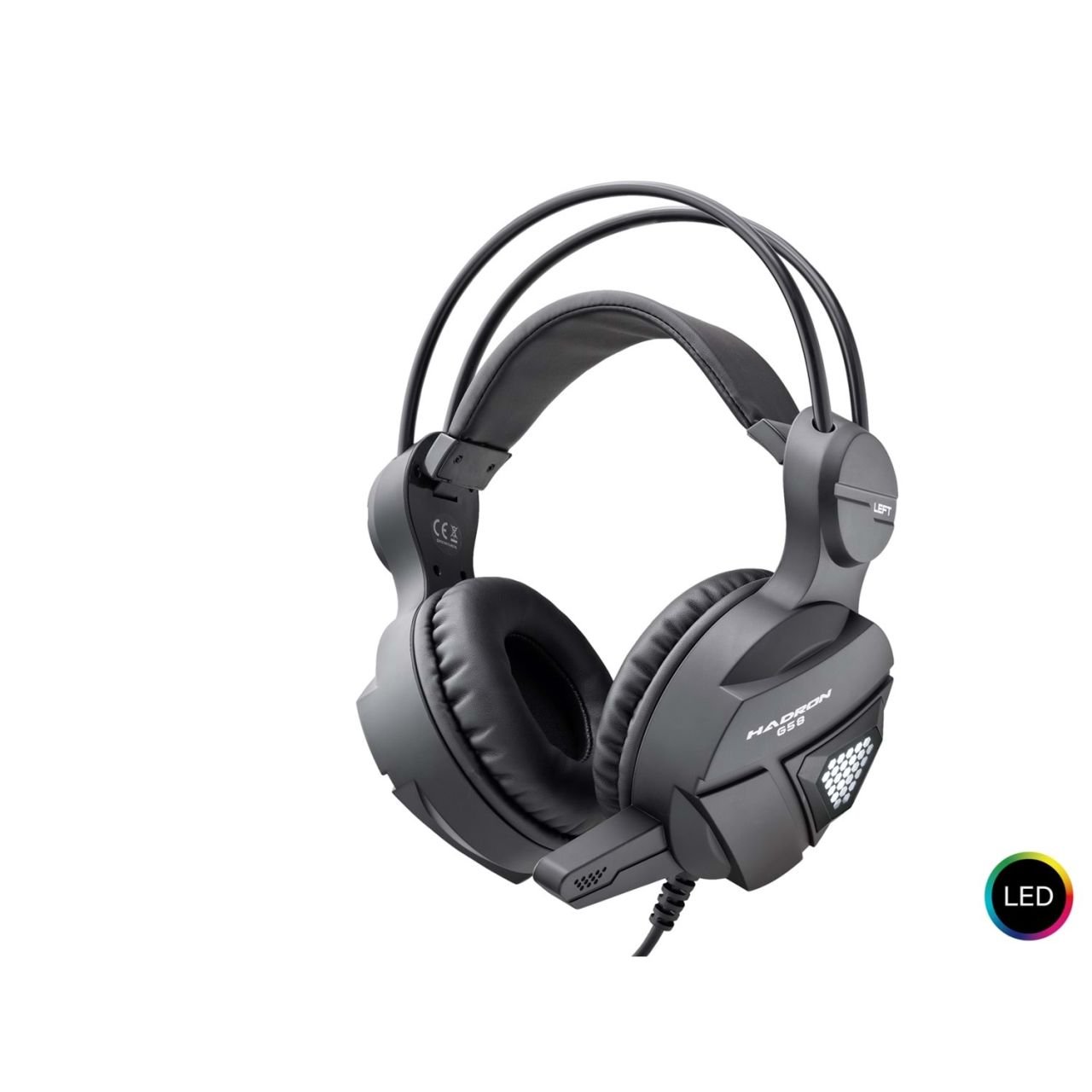 KULAKLIK MİKROFONLU OYUNCU KULAKLIĞI LED AYDINLATMA USB & AUX 3.5MM OYUNCU KULAKLIĞI HADRON G58