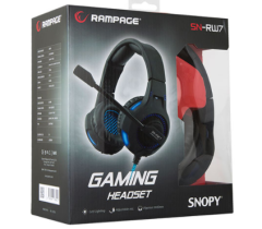 EVEREST RAMPAGE SN-RW7 KULAKLIK MİKROFONLU USB OYUNCU KULAKLIĞI ÖZEL KAPLAMALI KABLO USB GAMING