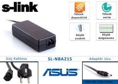 ASUS ULTRABOOK STANDART ADAPTÖR 65W 19V 3.42A 4.0mm/1.5mm ADAPTÖR S-LINK SL-NBA215
