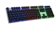 EVEREST KM-191 KLAVYE+MOUSE SET OYUNCU KLAVYESİ GÖKKUŞAĞI AYDINLATMALI Q KLAVYE USB GİRİŞLİ KLAVYE