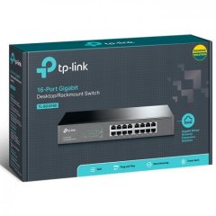 SWITCH 16 PORT 10/100/1000MBPS GIGABIT SWITCH TP-LINK TL-SG1016D