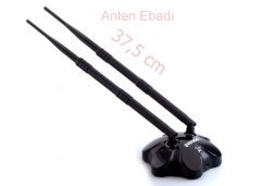 ADAPTÖR 300MBPS USB ÇİFT ANTEN KABLOSUZ ADAPTÖR EVEREST EWN-906