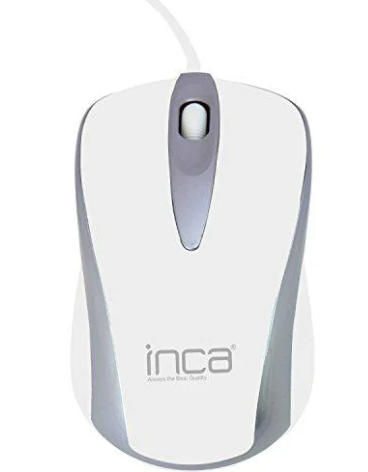 INCA IM-181KB FASCIA MOUSE KABLOLU 1000DPI OPTİK SERİ  USB BAĞLANTILI  BEYAZ