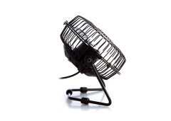 FAN USB MASAÜSTÜ METAL 360° AYARLANABİLİR ULTRA SESSİZ SİYAH FAN EVEREST EFN-482