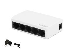 SWITCH 5 PORT 10/100MBPS 5V/0.6A  ETHERNET SWITCH HUB EVEREST ESW-105