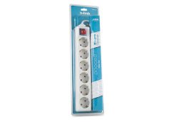PRİZ 1.5 METRE 6'LI  AKIM KORUMALI BEYAZ PRİZ S-LINK SPG8-6-15