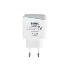 CEP TELEFONU ŞARJ ADAPTÖRÜ 5V DC 2.1A 100-240V 50-60Hz ÇİFT USB GİRİŞ ADAPTÖR AVEC AV-CQ201X