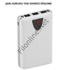 POWERBANK BAKICI GİZLİ SES DİNLEME VE ORTAM TAKİP GPS CİHAZI SORUNSUZ ŞARJ SINIRSIZ DİNLEME BEYAZ