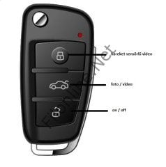 004 ANAHTARLIK GİZLİ KAMERA FULL HD 1080P GECE GÖRÜŞLÜ HAREKET SENSÖRLÜ SES VE VİDEO GİZLİ KAMERA