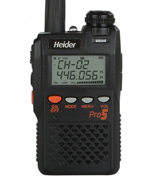 TELSİZ VOX FM 3.7V 1500MAH 8 KANAL TELSİZ HEIDER PRO5 PMR446
