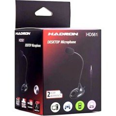 HADRON HD562 MİKROFON MASAÜSTÜ TİPİ STANDLI BİLGİSAYAR USB PC 0MİKROFON