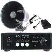 MAGICVOICE MV-800 PAZARCI ANFİ SETİ MIKNATISLI HOPARLÖR