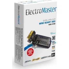 ElectroMaster KGS 2100 Uydu Alıcı Mini Scart Dijital