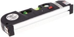 LEVELPRO03 LAZER ÇOK AMAÇLI 2.5M  8FT ÇAĞRAZ ÇİZGİ LAZER 680NM CETVEL EL ÖLÇÜ ALETİ 