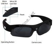 GÖZLÜK GİZLİ KAMERA UZAKTAN KUMANDA FULL HD 1080P POLARİZE LENSLİ GENİŞ AÇI MİNİ GİZLİ KAMERA