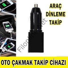 SES KAYIT CİHAZI OTO ÇAKMAK GÖRÜNÜMÜNDE ARAÇ TAKİP GPS DİNLEME SES KAYIT CİHAZI