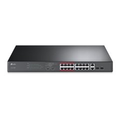TP-Link TL-SL1218MP Switch 16-Port 10/100Mbps /2-Port Gigabit PoE Switch