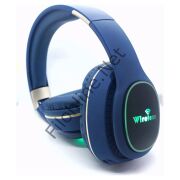 WIRELESS Z4BT MAVİ BLUETOOTH 5.0 WIRELESS KABLOSUZ MİKROFONLU KULAKÜSTÜ KULAKLIK LED IŞIKLI 