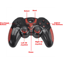 FİLONLİNE STK-7024X Oyun Kolu Kablosuz Bluetoothlu Android ve IOS Uyumlu 7 In 1 Gamepad Joystick