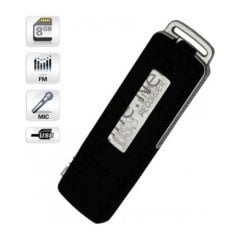 SES KAYIT CİHAZI USB FLASH BELLEK 8GB USB KAYDEDİCİ DİJİTAL MİNİ SES KAYDEDİCİ PROFESYONEL SES KAYIT