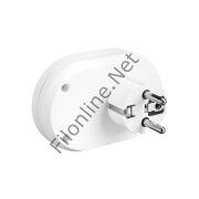 S-LINK SL-09 16A 3500W 1800 JOLUE 2 USB 2.4A ISIYA DUYARLI DEVRE VE AKIM KORUMALI TEKLİ PRİZ