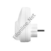 S-LINK SL-09 16A 3500W 1800 JOLUE 2 USB 2.4A ISIYA DUYARLI DEVRE VE AKIM KORUMALI TEKLİ PRİZ