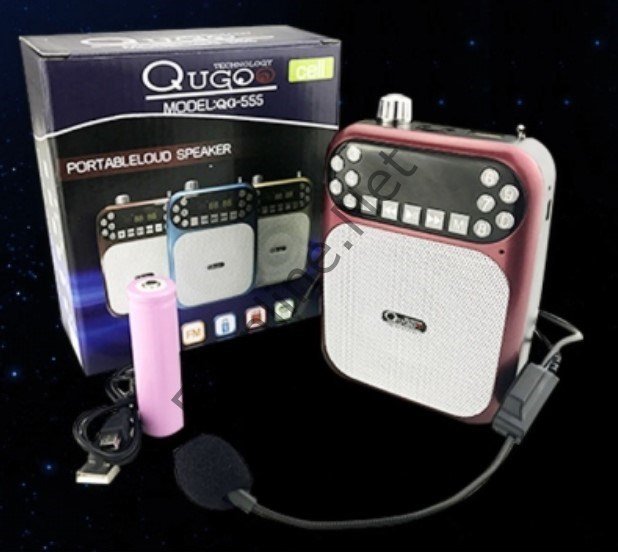QUGO PORTABLELOUD QG-998 REHBER ÖĞRETMEN BEL ANFİSİ ŞARJLI SPEAKER HOPARLÖRLÜ MİKROFON