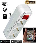 PRİZ KABLOSUZ GİZLİ KAMERA FULL HD 4K 1080P WİFİ SINIRSIZ MESAFE UZAKTAN İZLEMELİ PRİZ