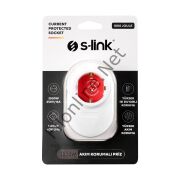 S-LINK SL-08 16A 3500W 1800J ISIYA DUYARLI DEVRE VE AKIM KORUMALAI TEKLİ PRİZ