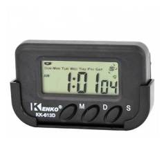 KENKO KK-613D KRONOMETRE DİJİTAL SAAT, ALARM , TARİH KÜÇÜK MASA- ARABA SAATİ OTO CAR CLOCK SAAT