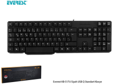 Everest KB-517U Klavye USB Q Standart 109 Tuşlu Klavye Siyah