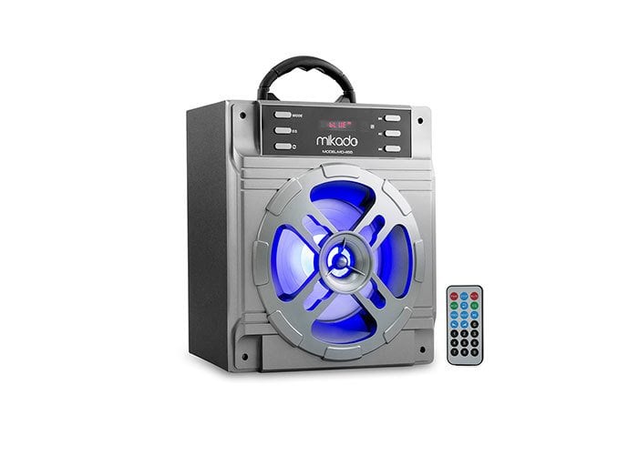 MİKADO MD-455 MULTİMEDYA TAŞINABİLİR SES SİSTEMİ 10W USB+SD+FM DESTEKLİ BLUETOOTH MÜZİK KUTUSU