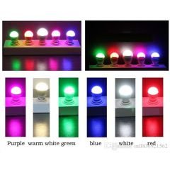 ALTA LED LED AMPUL 5W 2 Sİ BİR ARADA RGB+BEYAZ 16 FARKLI RENK UZAKTAN KUMANDALI LED AMPUL