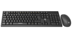 Everest KM-2510 Klavye Mouse Set Kablosuz Q Klavye Multimedia Klavye + Mouse Set Siyah