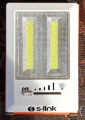 S-LINK SL-8700 GECE LAMBASI 3xAAA PİLLİ KADEME AYARLI SMD LEDLİ GECE  LAMBASI  2 ADET LEDLİ LAMBA