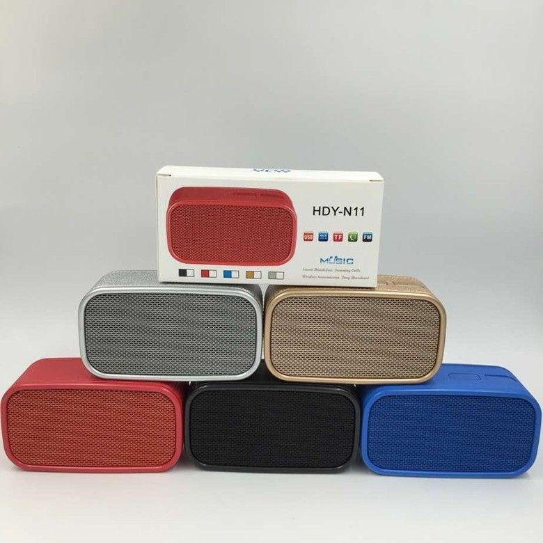Hoparlör HDY-N11 Taşınabilir Hoparlör USB/TF/AUX/FM/Bluetooth Dahili Mikrofonlu Stereo