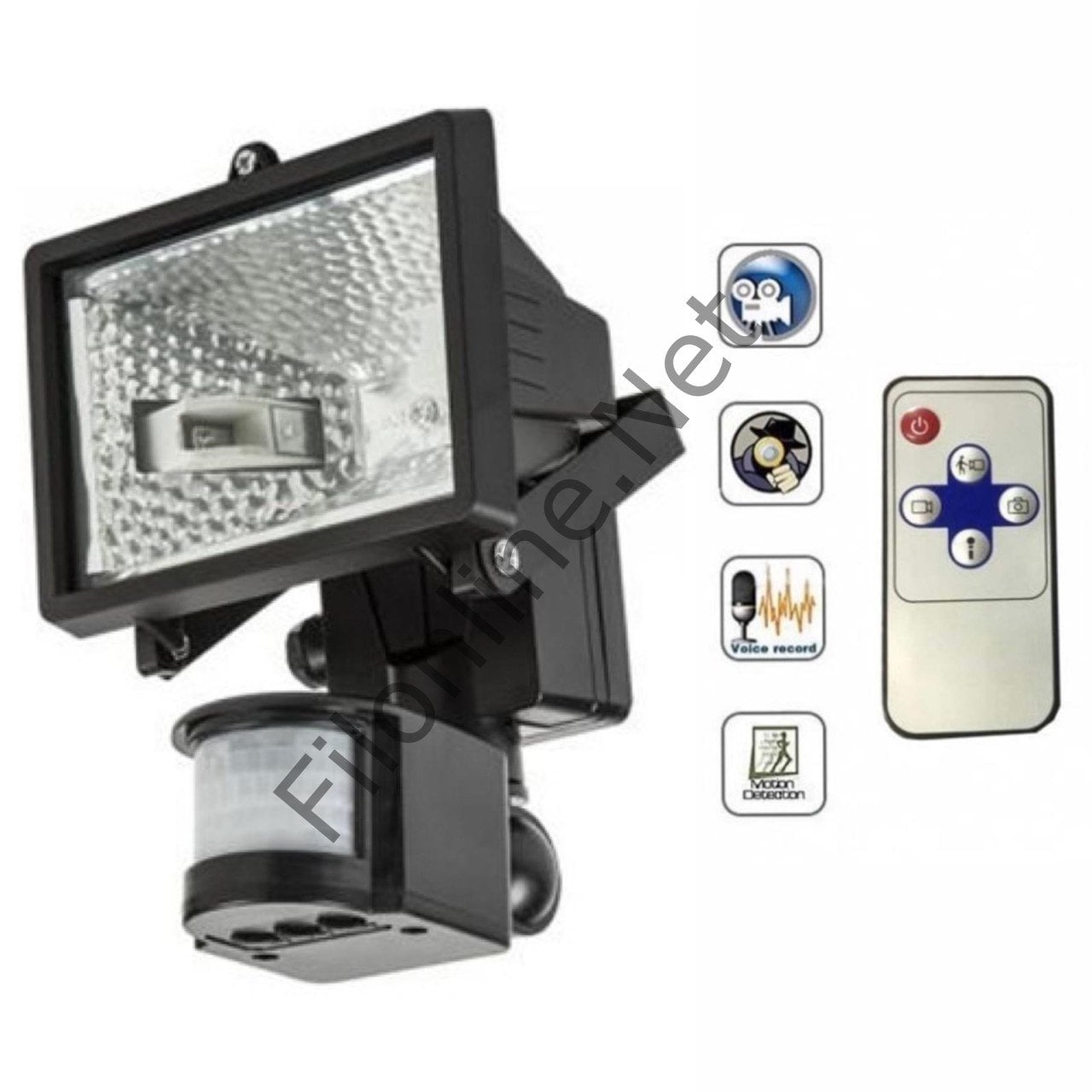 03 PROJEKTÖR GİZLİ KAMERA 1080P FULL HD HAREKET SENSÖRLÜ UZAKTAN KUMANDALI GECE GÖRÜŞLÜ GİZLİ KAMERA