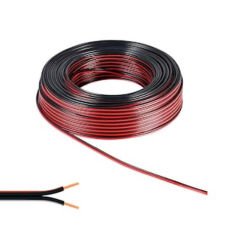 FULLY 1701 ELEKTRİK KABLOSU / HOPARLÖR KABLOSU 2 x 1,5 MM SİYAH 10 METRE BAKIR KORDON KABLOSU