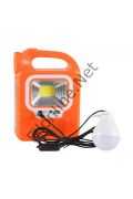 GOLD ORION OR-639A GÜNEŞ PANELİ TEK AMPULLÜ IŞILDAKLI COB LEDLİ LIGHT SOLAR AYDINLATMA 