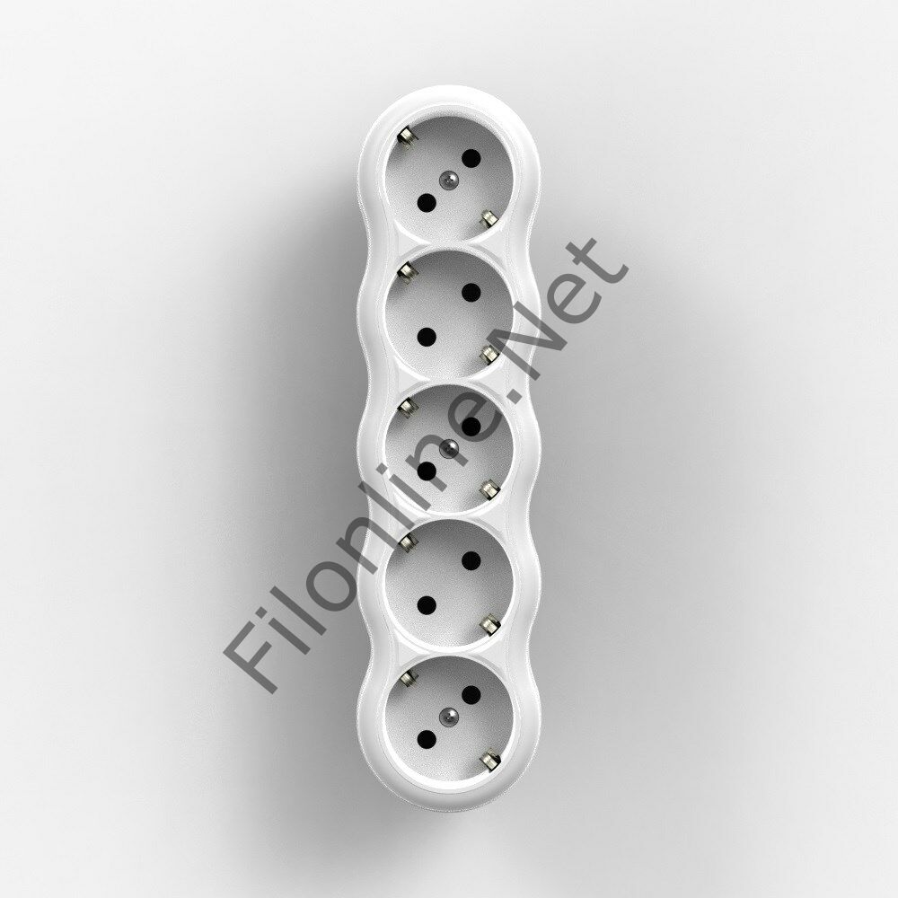 FETİH 104-05 BEŞLİ TOPRAKLI GOLYAT PRİZ 220V 16A FİŞ PRİZ