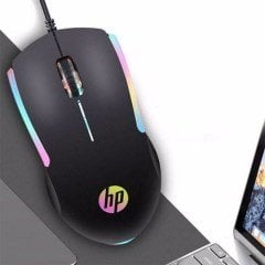 HP M-160 RGB IŞIKLI KABLOLU USB OYUNCU MOUSE 1000DPI  SAĞ,SOL EL UYUMLU OPTİK MOUSE
