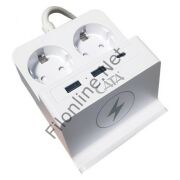CATA CT-3003 YUNUS AKIM KORUMALI 2'Lİ  PRİZ 918 JOLUE 1,5 METRE KABLOLU  2 USB + 1USB-C ŞARJ PRİZ 