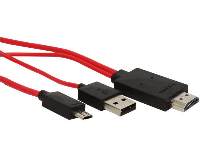 S-Link MHL-60 Şarj Kablosu Samsung Galaxy S3/S4/Note2 Uyumlu Şarj/HDMI Kablosu