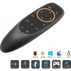 G10 AKILLI SESLİ UZAKTAN KUMANDA 2.4G USB ALICILI MİNİ KABLOSUZ AKILLI UZAKTAN KUMANDA ANDROİD TV