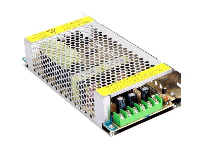 FİLONLİNE Kayan Yazı Adaptörü 5V 20A Metal Kasa POWER SUPPLY SWİTCH MODE 220V/5V-20A ADAPTÖR