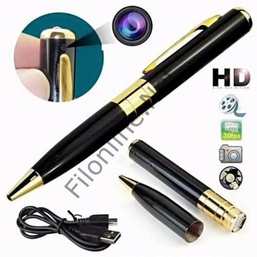 KALEM GİZLİ KAMERA FULL HD VİDEO KAYIT + FOTOĞRAF ÇEKİMİ CASUS KALEM KAMERA 6432