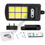 POWERMASTER W756-6 HAREKET SENSÖRLÜ UZAKTAN KUMANDALI 6 COB LEDLİ SOLAR LAMBA